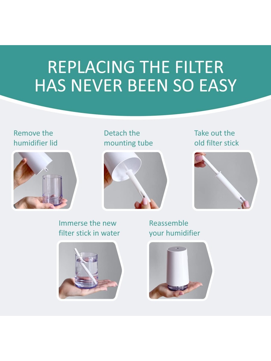 Humidifier Cotton Stick Filter Replacement