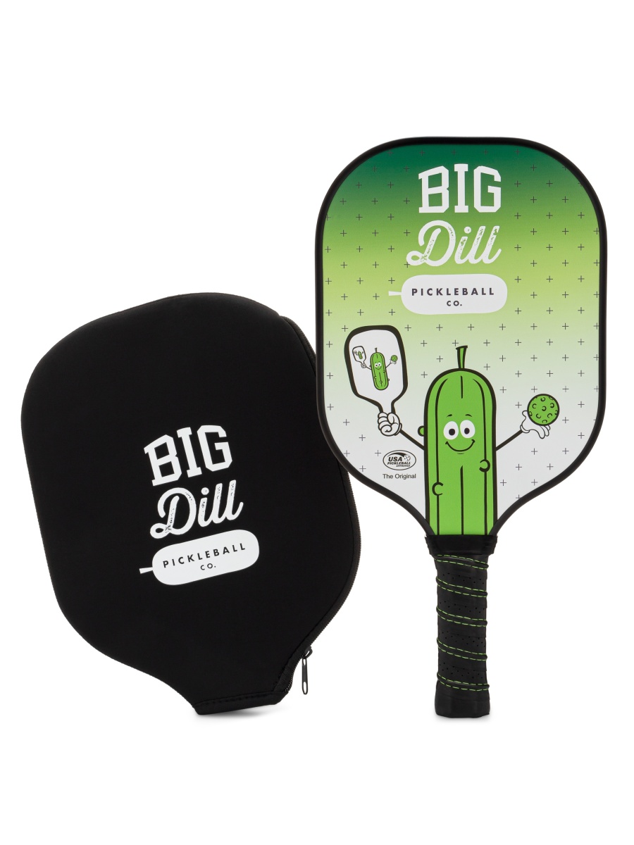 Big Dill Pickleball Co. Original Carbon Fiber Pickleball Paddle w/ Cover - LOT OF 10 BOXES - 500 Paddles