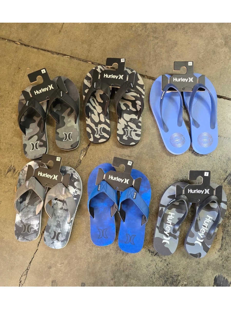 Hurley Sandals Lot